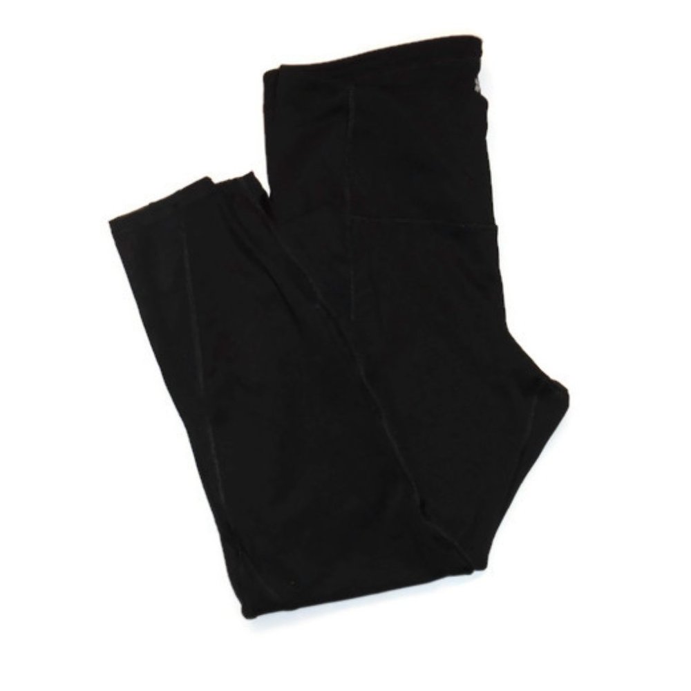 All In Motion Black Sculpted Linear Laser Cut High-Rise 7/8 Leggings
